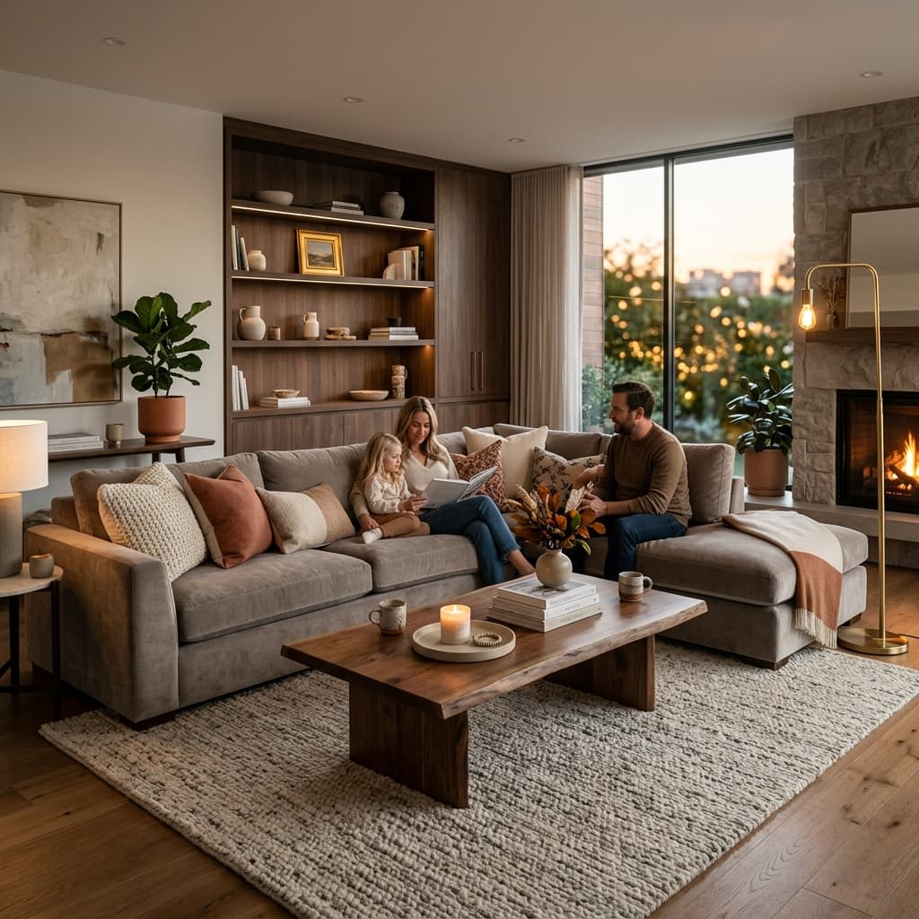 Dnevni boravak koji ostavlja dojam