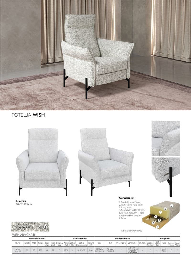 Fotelja Wish - slika 1