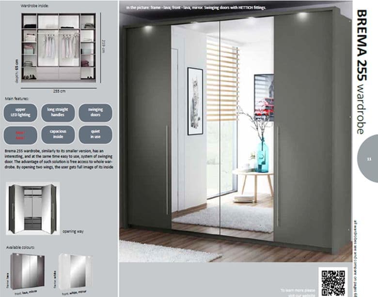 Ormar klizni Brema 250cm - slika 1