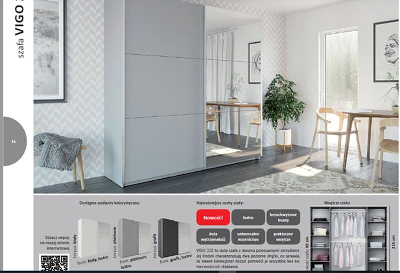 Ormar klizni Vigo dim.120/150/200/225/250cm - slika 4