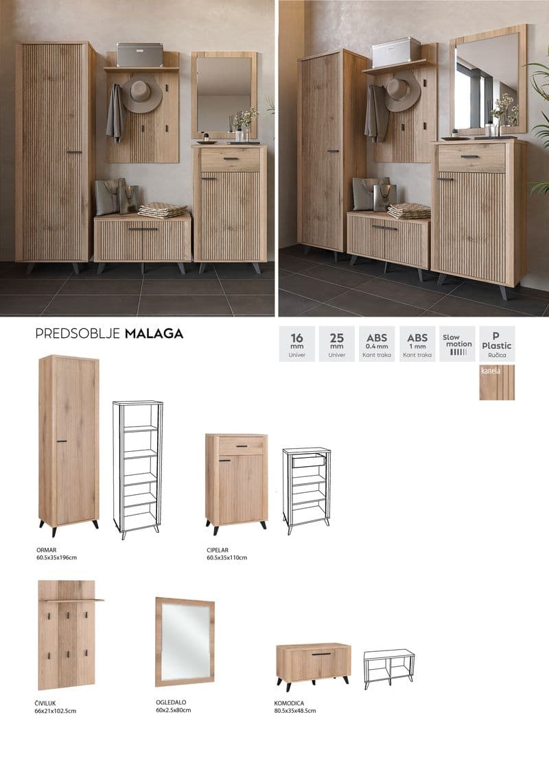 Predsoblje Malaga - slika 1