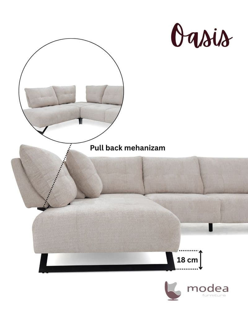 Program Oasis sjedeće kutne garniture - slika 5