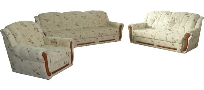 Sjedeca garnitura RING TDF 3+2+1 - slika 1