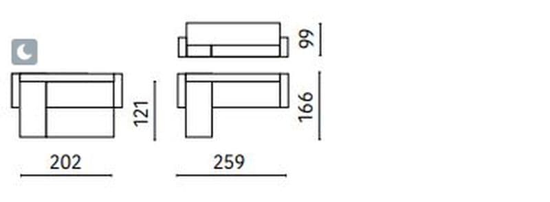 Sjedeća kutna garnitura Moena - slika 3