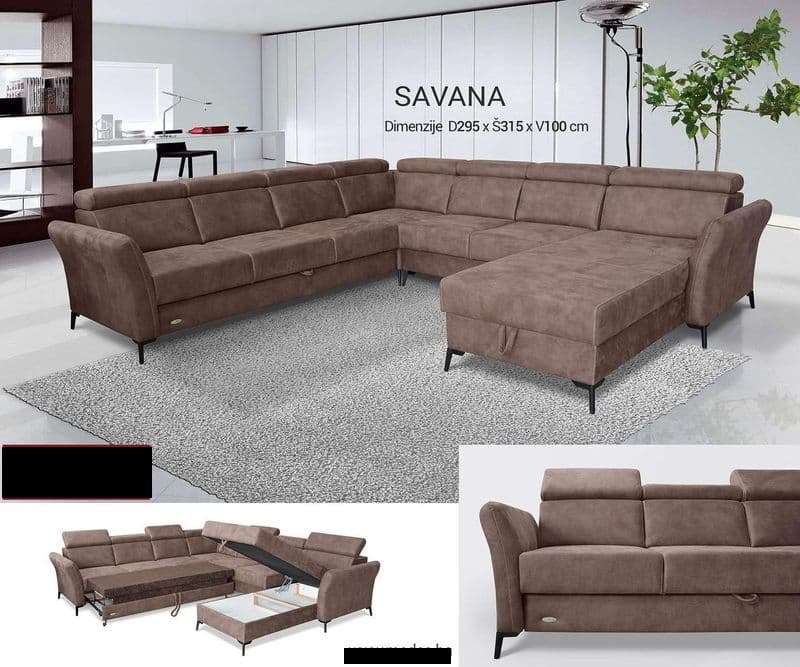 Sjedeća kutna garnitura Savana - slika 1