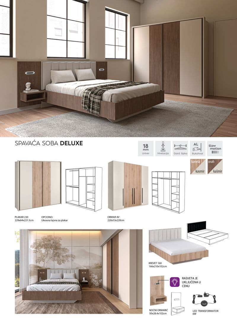 Spavaća soba Delux - slika 1