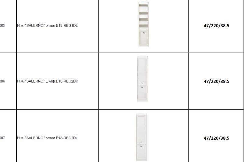 Spavaća soba Salerno - slika 6