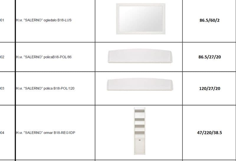 Spavaća soba Salerno - slika 7